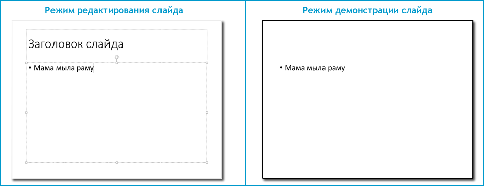 Заполнитель в макете