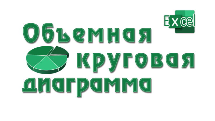 объемная круговая диаграмма