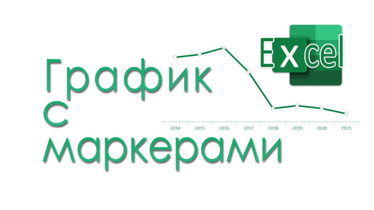 график с маркерами